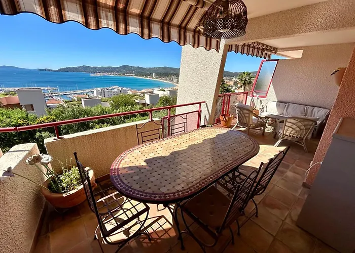 Spacious & Unique Sea View Terrace Pool & Charm Apartmán Le Lavandou